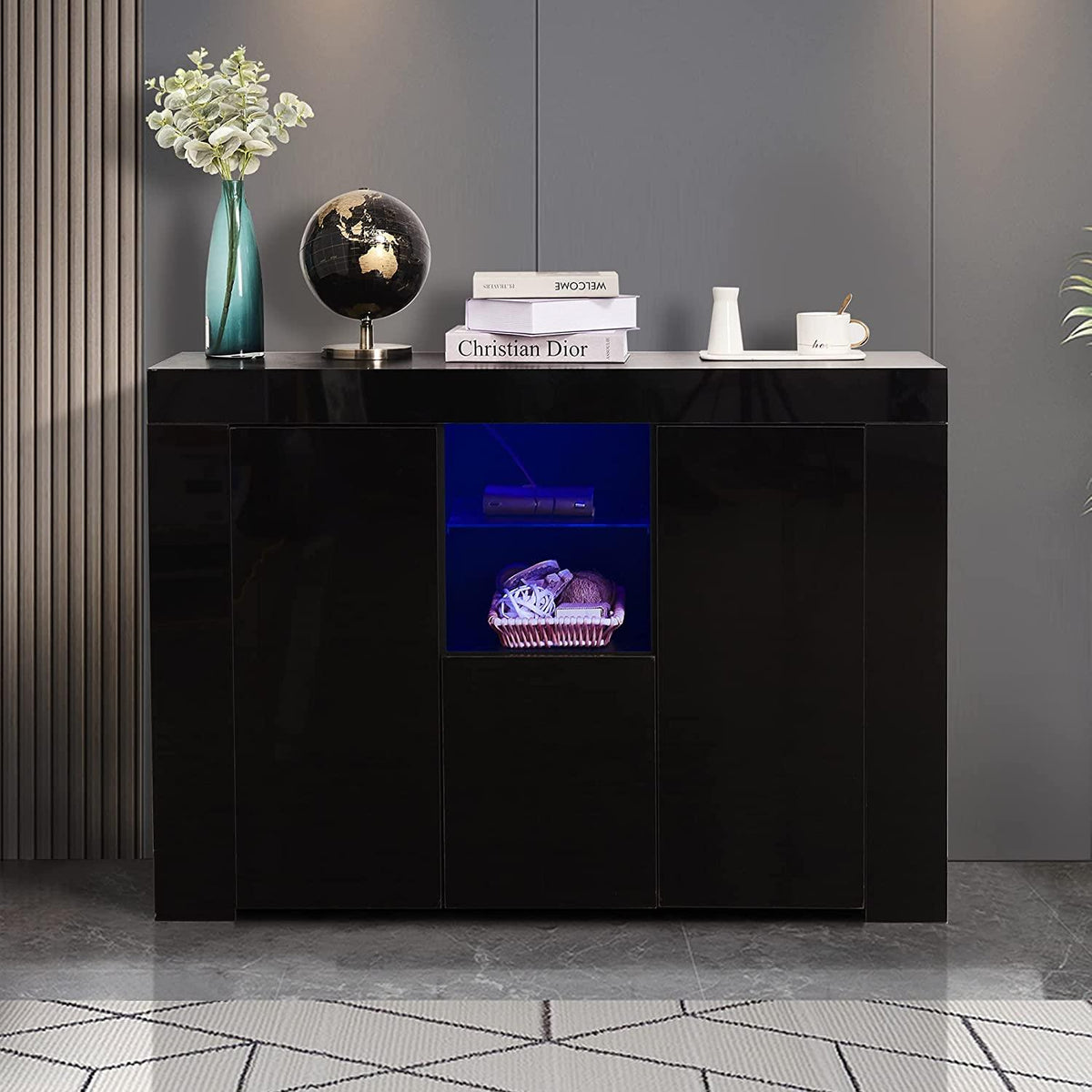 Led deals sideboard cabinet