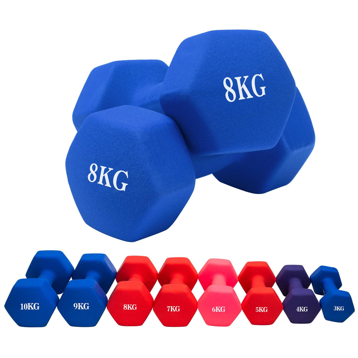 10kg neoprene online dumbbells