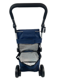 4 Wheeled Bag Soft Foam Grip Shopping Trolley - Navy