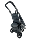 4 Wheeled Bag Soft Foam Grip Shopping Trolley - Grey