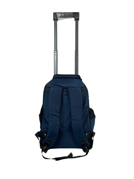 2 Wheel 50cm Cabin Holdall Rucksack - Navy, Design 2