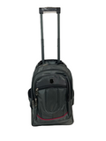 2 Wheel 50cm Cabin Holdall Rucksack - Grey, Design 2