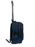 2 Wheel 50cm Cabin Holdall Rucksack - Navy, Design 1