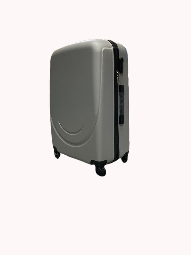 Hard Shell Large Suitcase Silver